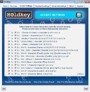 HoldKey accents